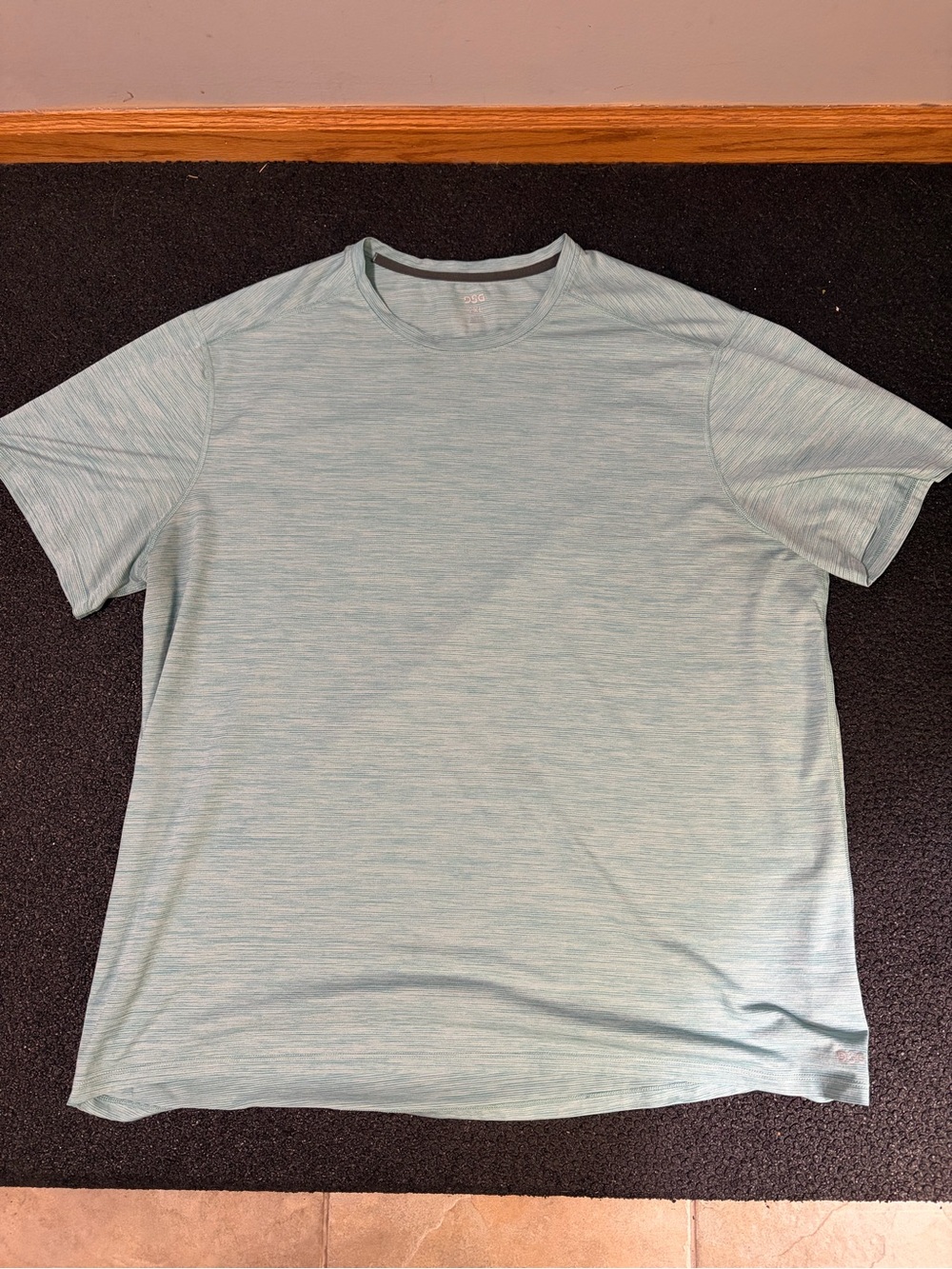 DSG Men's Heathered Aqua Short Sleeve Tee